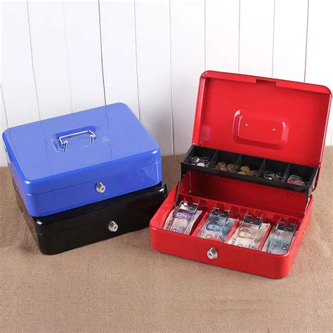 wholesale portable metal money cash box|small metal money box.